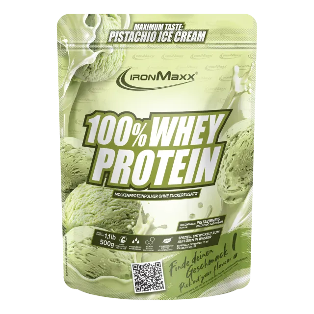 Iron Maxx 100% Whey Protein 500g Ice Cream Pistacchio