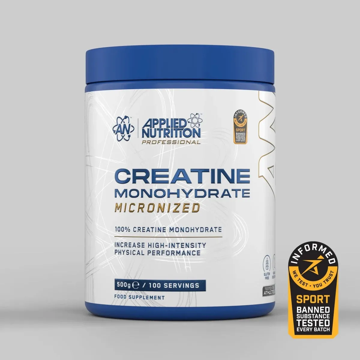 Applied Nutrition Kreatin-Monohydrat Pulver Neutral 500g