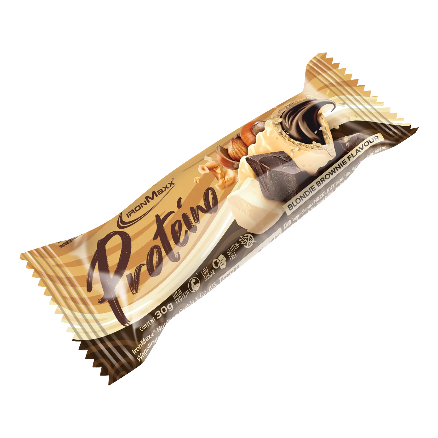 Iron Maxx Proteino Proteinriegel 12x30g Blondie Brownie zuckerreduziert