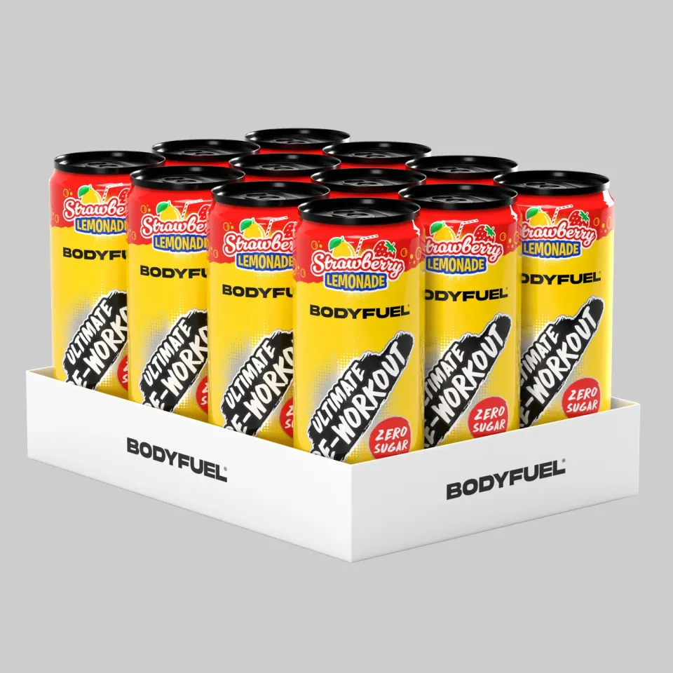 Applied Nutrition Bodyfuel Drink 12x330ml Erdbeerlimonade