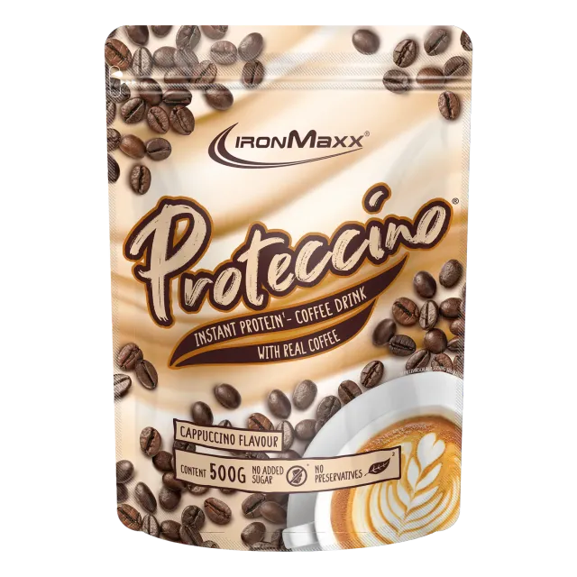 Iron Maxx Proteccino Proteinpulver 500 g Cappuccino mit Kaffee