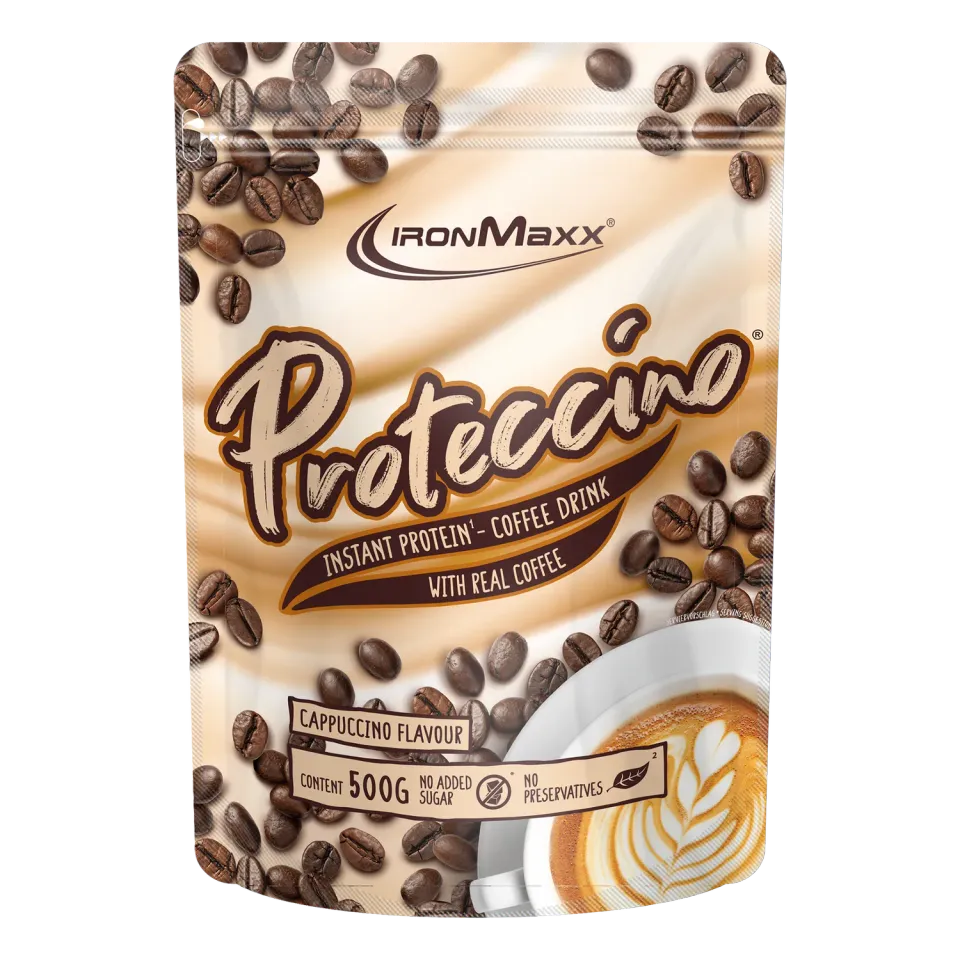 Iron Maxx Proteccino Proteinpulver 500 g Cappuccino mit Kaffee