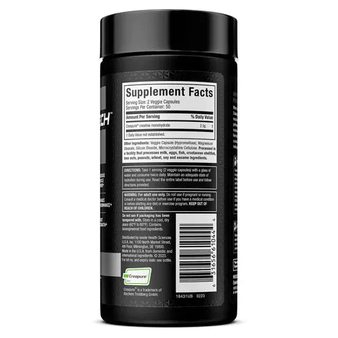 MuscleTech Platinum 100% Creatine Capsules Kreatin Kapseln mikronisiert