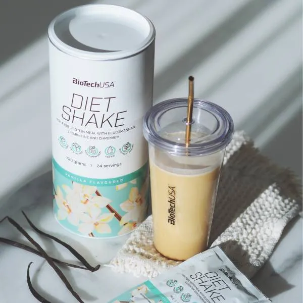 BioTechUSA Diet Shake Pulver 720 g mit Glucomannan