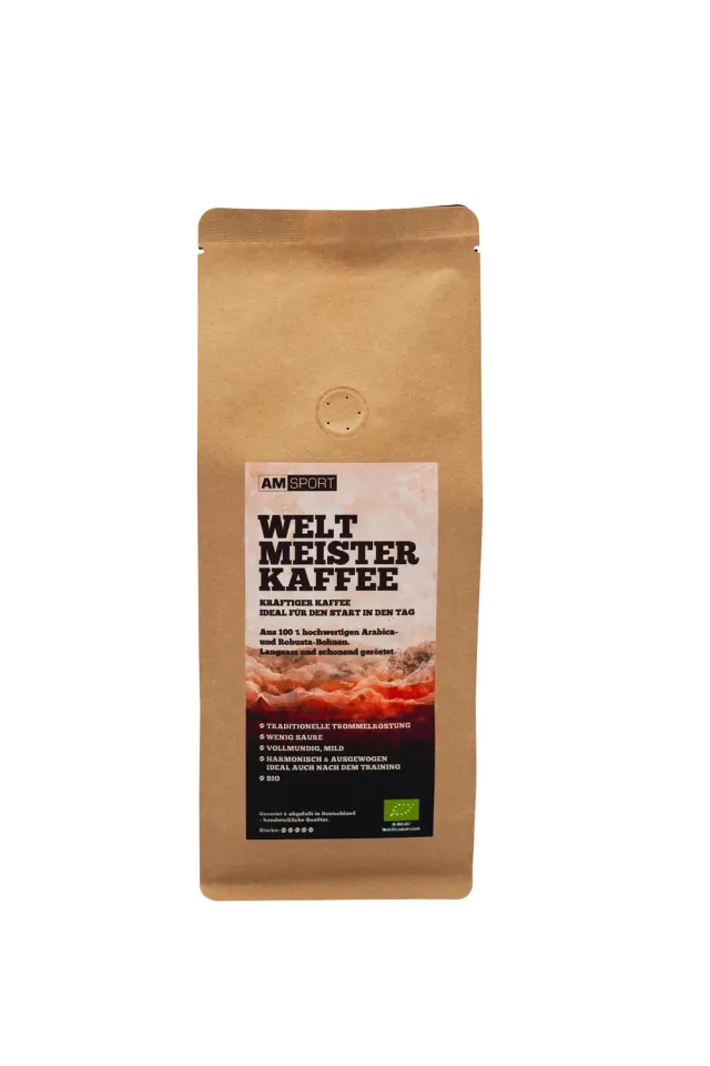 AMSPORT Weltmeister Bio Kaffee stark koffeinhaltig