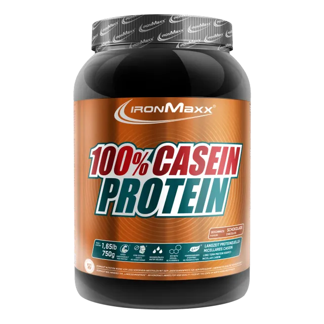 Iron Maxx 100% Casein Protein Pulver Schokolade 750g Low Sugar