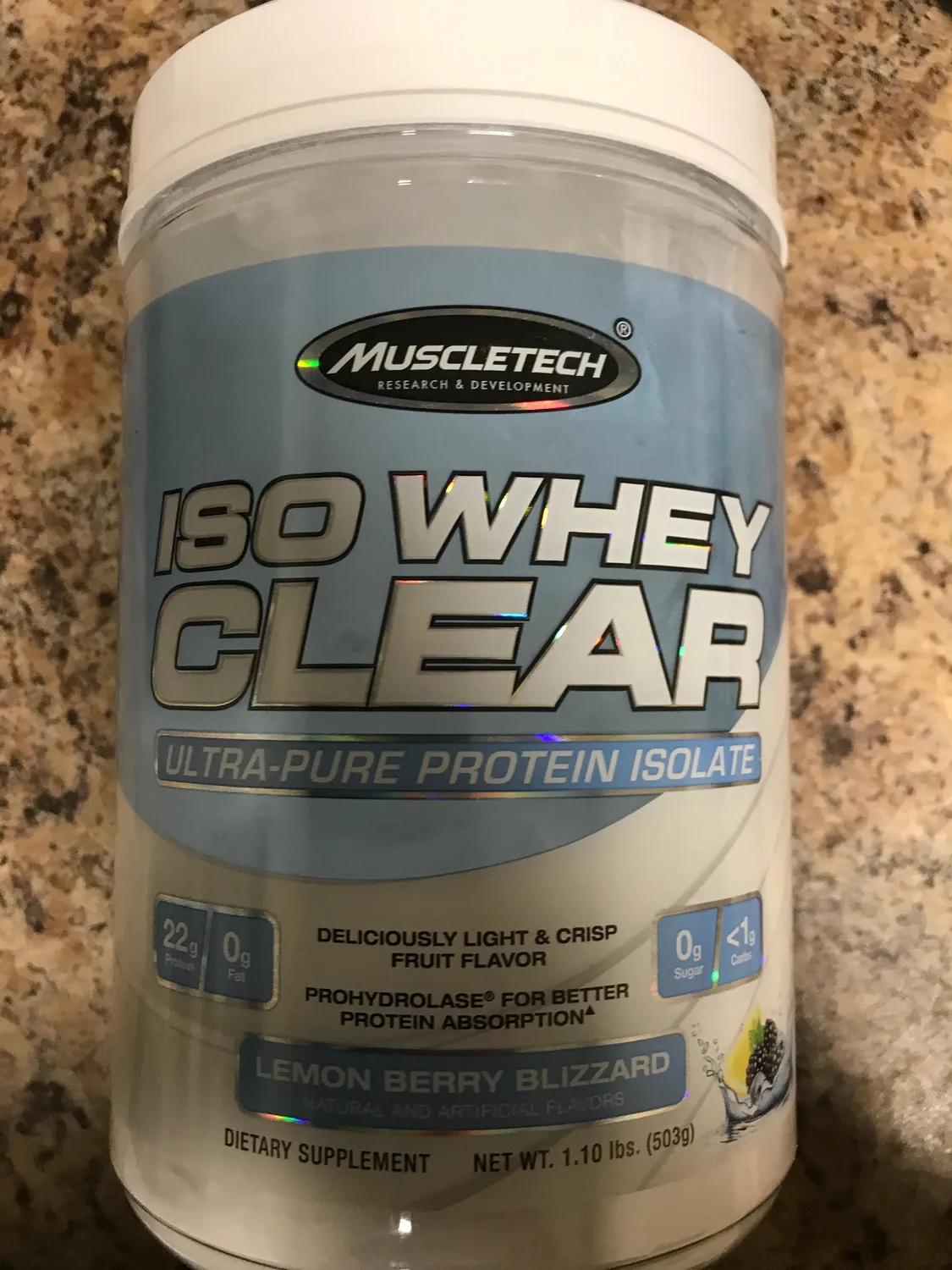 MuscleTech Iso Whey Clear Proteinpulver verschiedene Sorten leicht