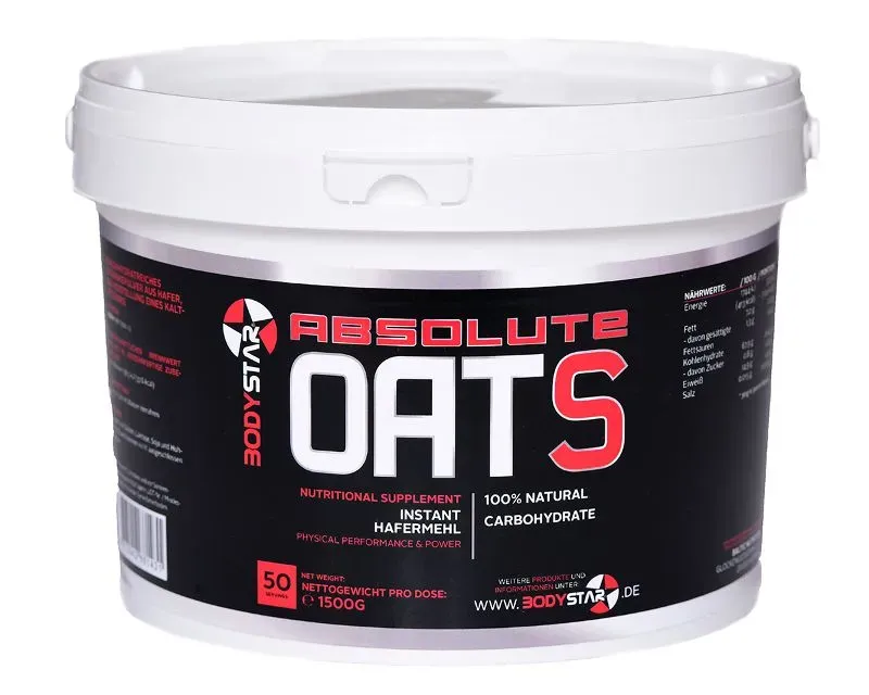Body Star Absolute Oats Hafervollkornmehl 4000 g Instant