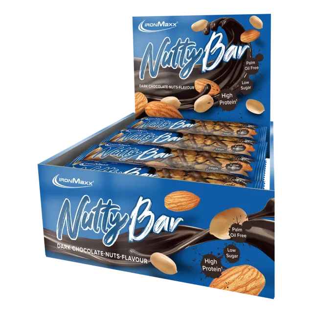 Iron Maxx Nutty Bar Proteinriegel 12 x 40 g Dark Chocolate Nut