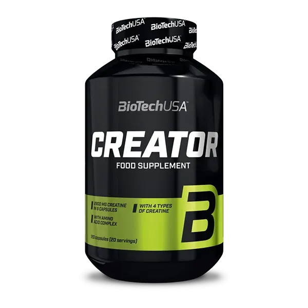 BioTechUSA CreaTor Kreatin Kapseln 120 Kapseln koffeinfrei