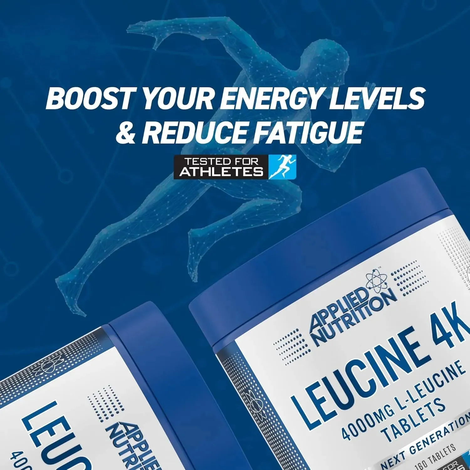 Applied Nutrition Leucin 4K Aminosäure Kapseln 180 Kapseln vegan