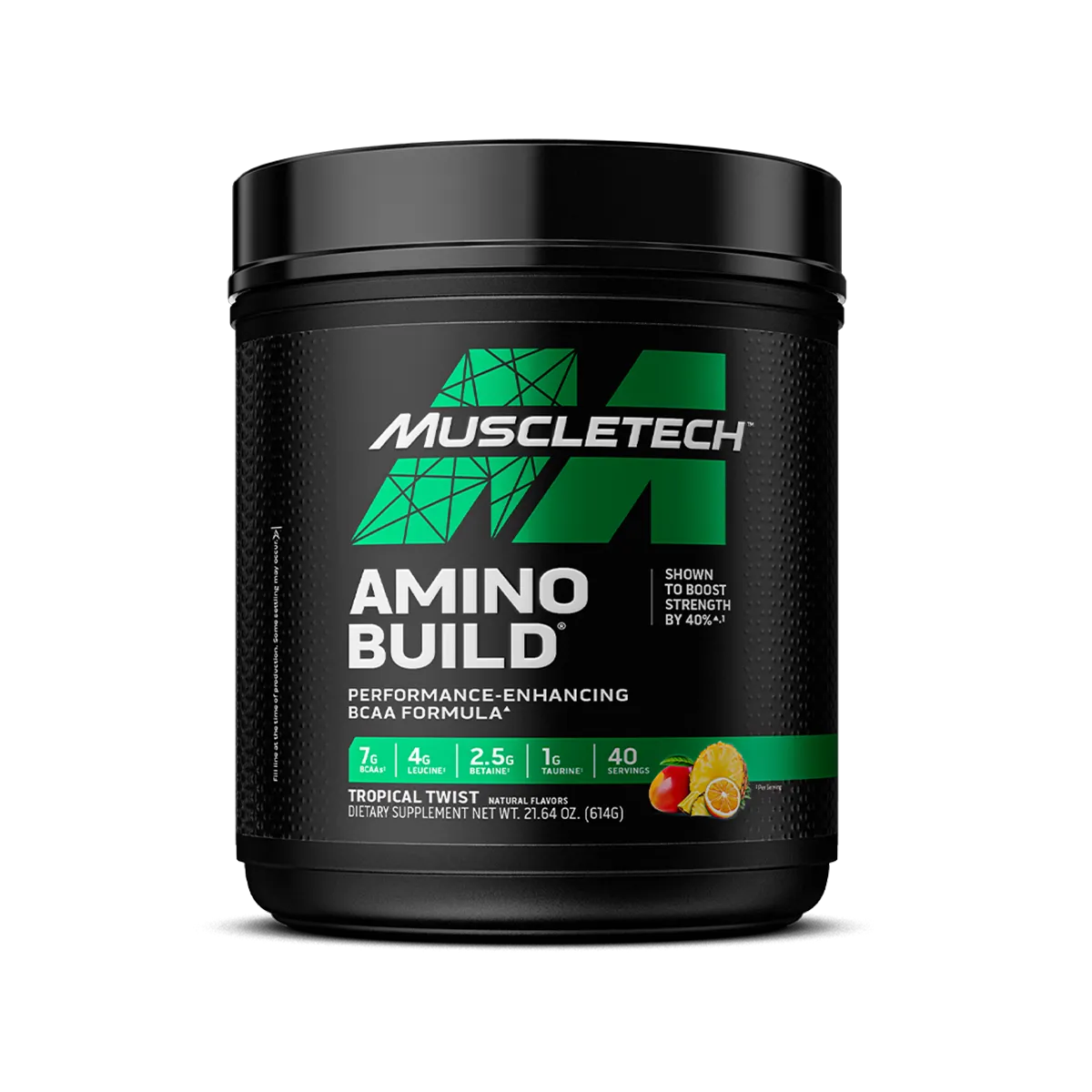 MuscleTech Amino Build BCAA Pulver 40 Portionen Tropical Twist