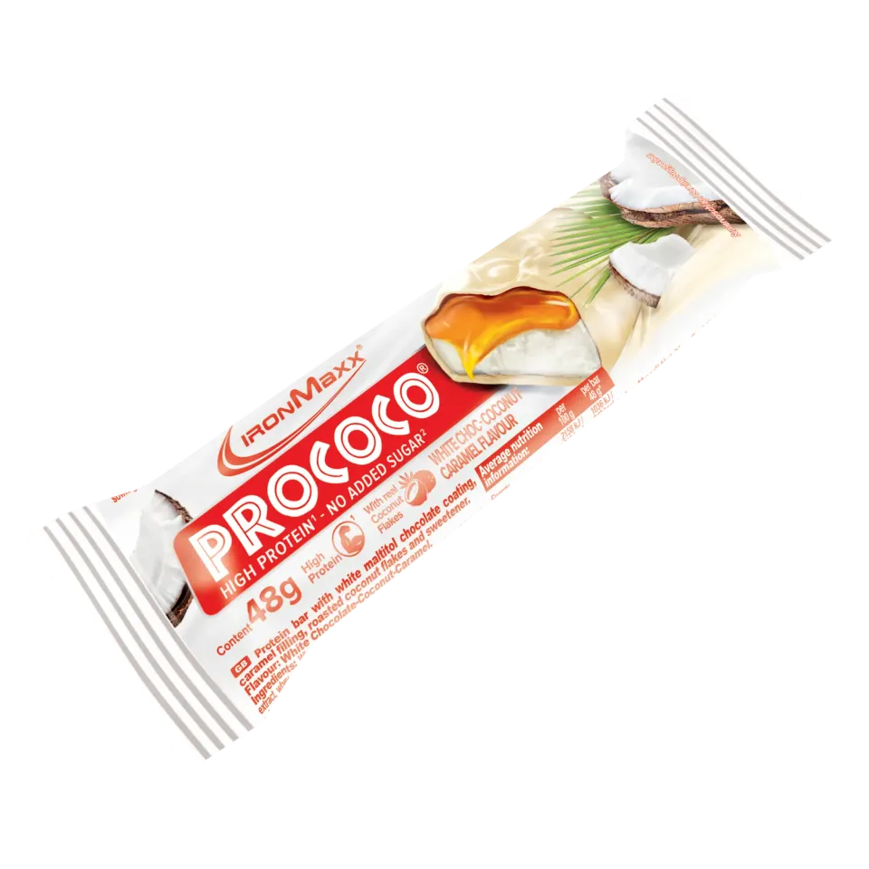 IronMaxx Prococo® Proteinriegel 48 g White Choc Coconut Caramel High Protein