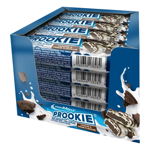 Iron Maxx Prookie Protein-Cookie Cookies & Cream 16x45g zuckerarm