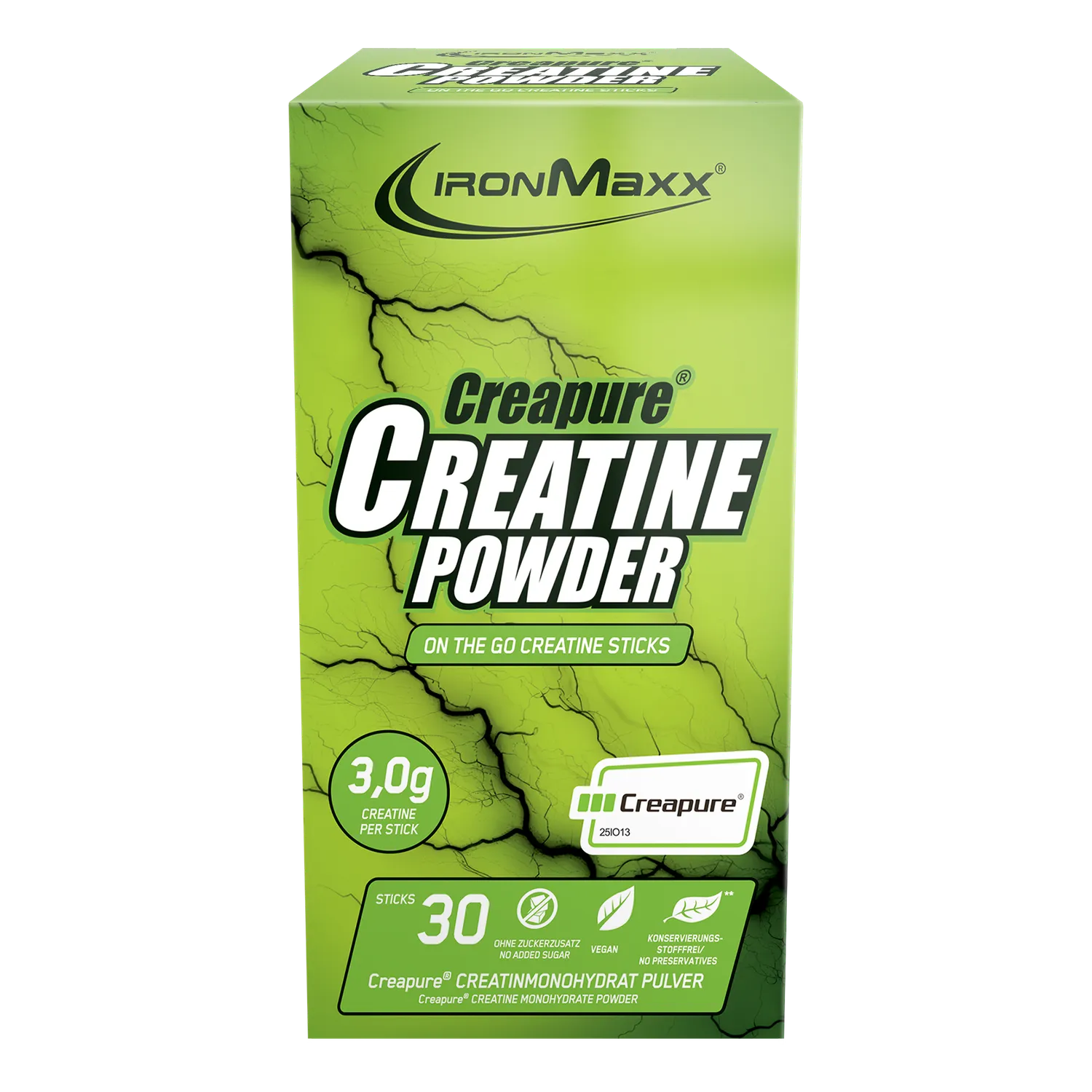 Iron Maxx Creatine Creapure Sticks 30x3,4g Kreatin Monohydrat