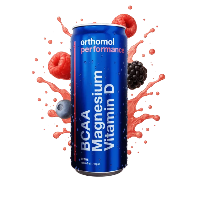 Orthomol Performance Sportgetränk 12 Dosen BCAA Magnesium zuckerfrei