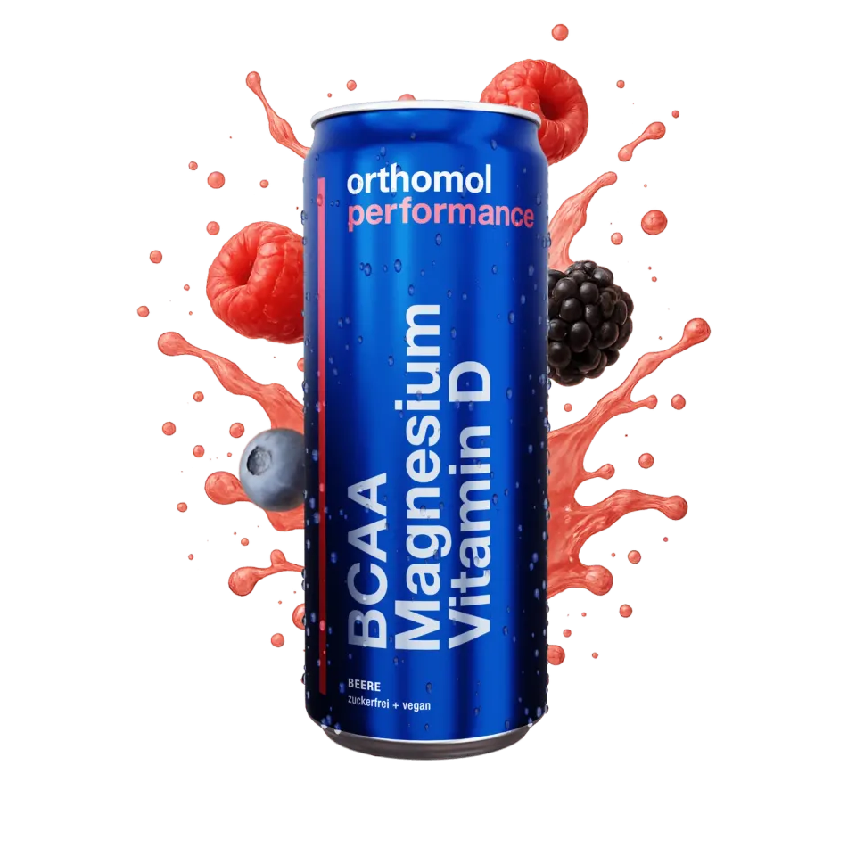 Orthomol Performance Sportgetränk 12 Dosen BCAA Magnesium zuckerfrei