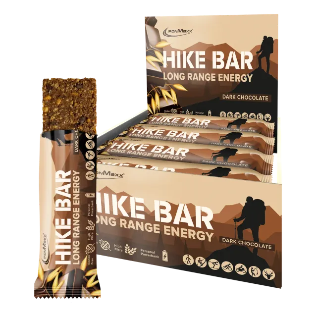Iron Maxx Hike Bar Energieriegel Dark Chocolate 12x60 g vegan
