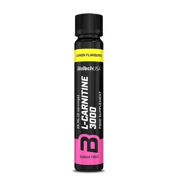 BioTechUSA L-Carnitine 3000 Ampulle 25 ml Zitrone