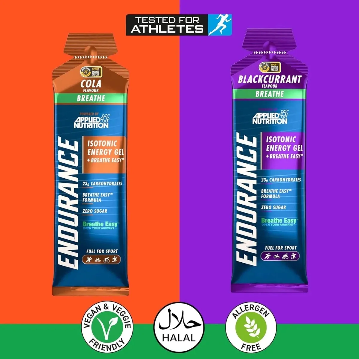 Applied Nutrition Breathe Isotonic Energy Gel Johannisbeere