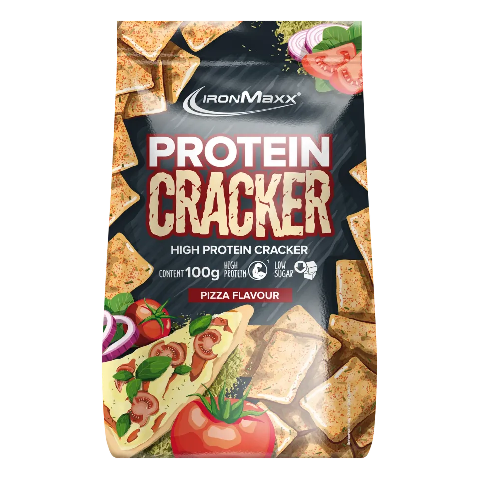 IronMaxx Protein Cracker Pizza Protein-Snack 100 g