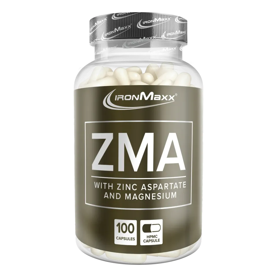 IronMaxx ZMA Kapseln 100 Stück Zink Magnesium Vitamin B6