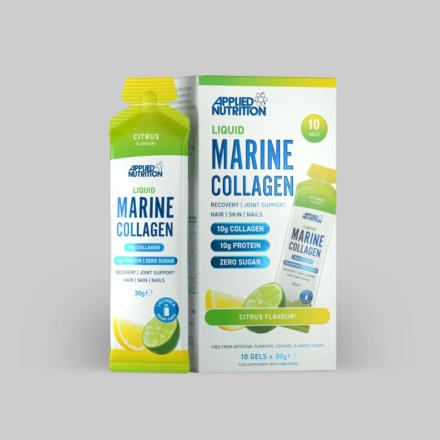 Applied Nutrition Marine Collagen Liquid Peach 10x 10 g