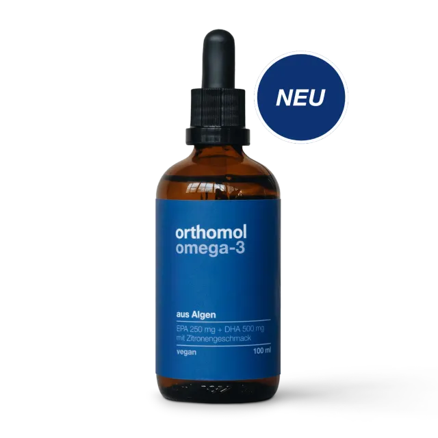 Orthomol Sport Omega-3 Flüssig 1 x 100 ml – Algenöl vegan