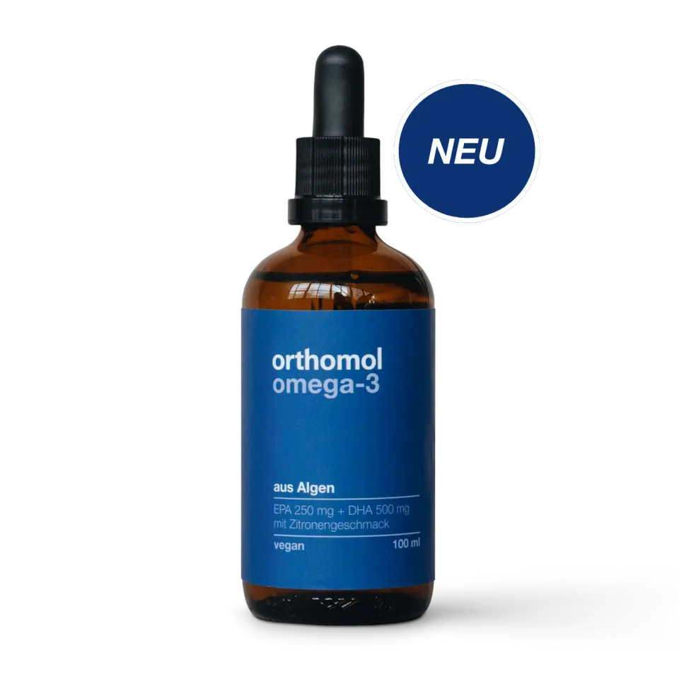 Orthomol Sport Omega-3 Flüssig 1 x 100 ml – Algenöl vegan