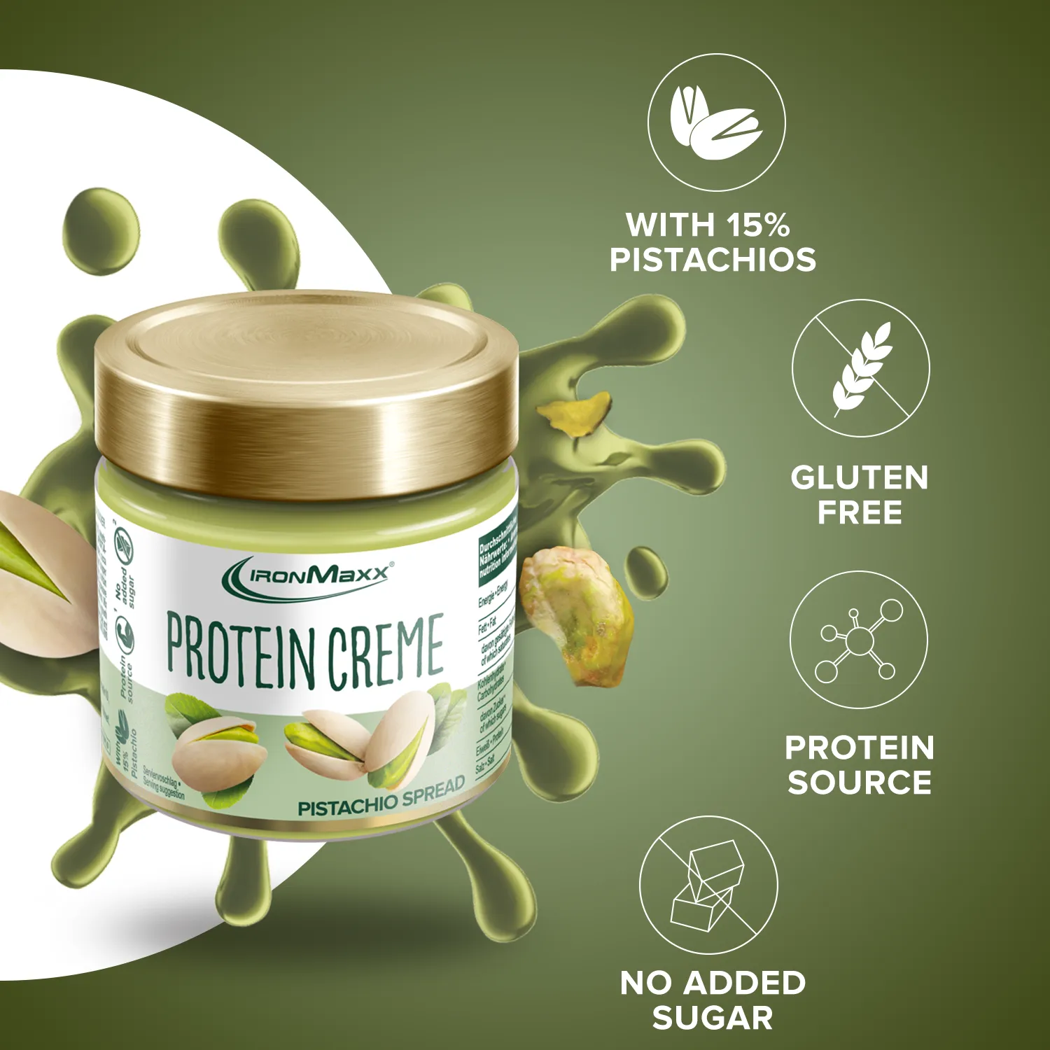 Iron Maxx Protein Creme Pistazie 200 g ohne Zuckerzusatz