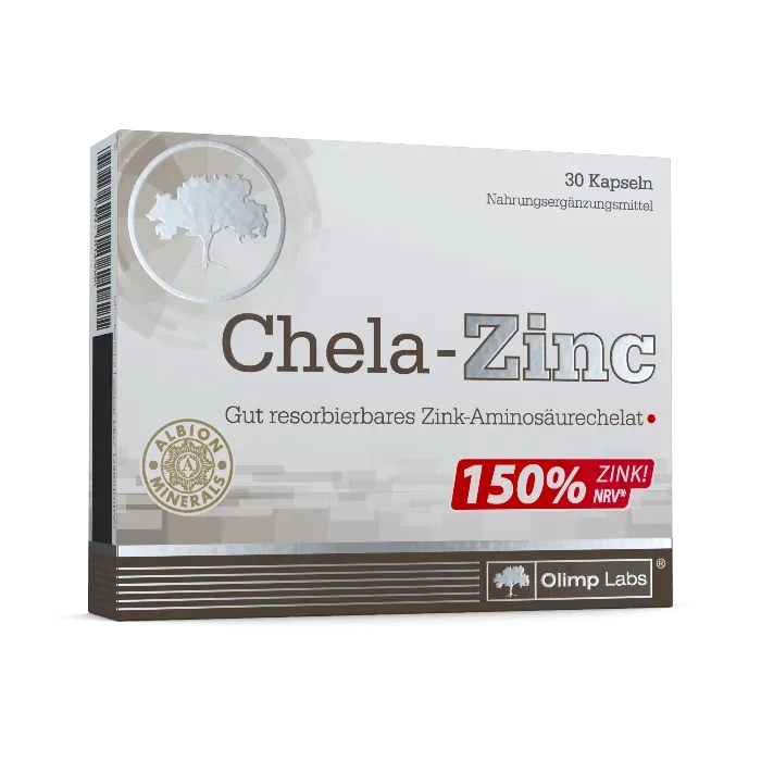 Olimp CHELA-ZINC Zinkbisglycinat Kapseln 15 mg gut absorbierbar