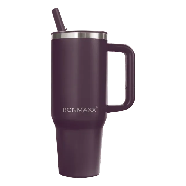 IronMaxx Cup V4.0 1200ml Liquid Cherry Isolierbecher Edelstahl