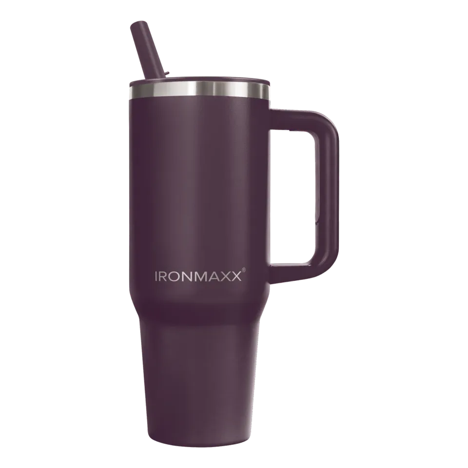 IronMaxx Cup V4.0 1200ml Liquid Cherry Isolierbecher Edelstahl