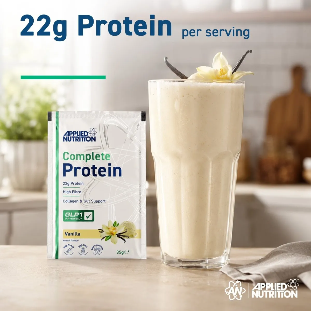 Applied Nutrition Complete Protein Shake Vanille Einzelsachet Whey