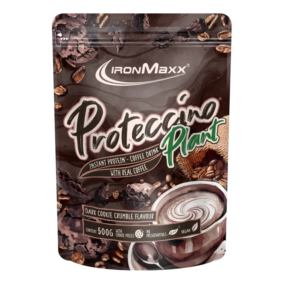 Iron Maxx Proteccino Plant Proteinpulver 500g Dark Cookie