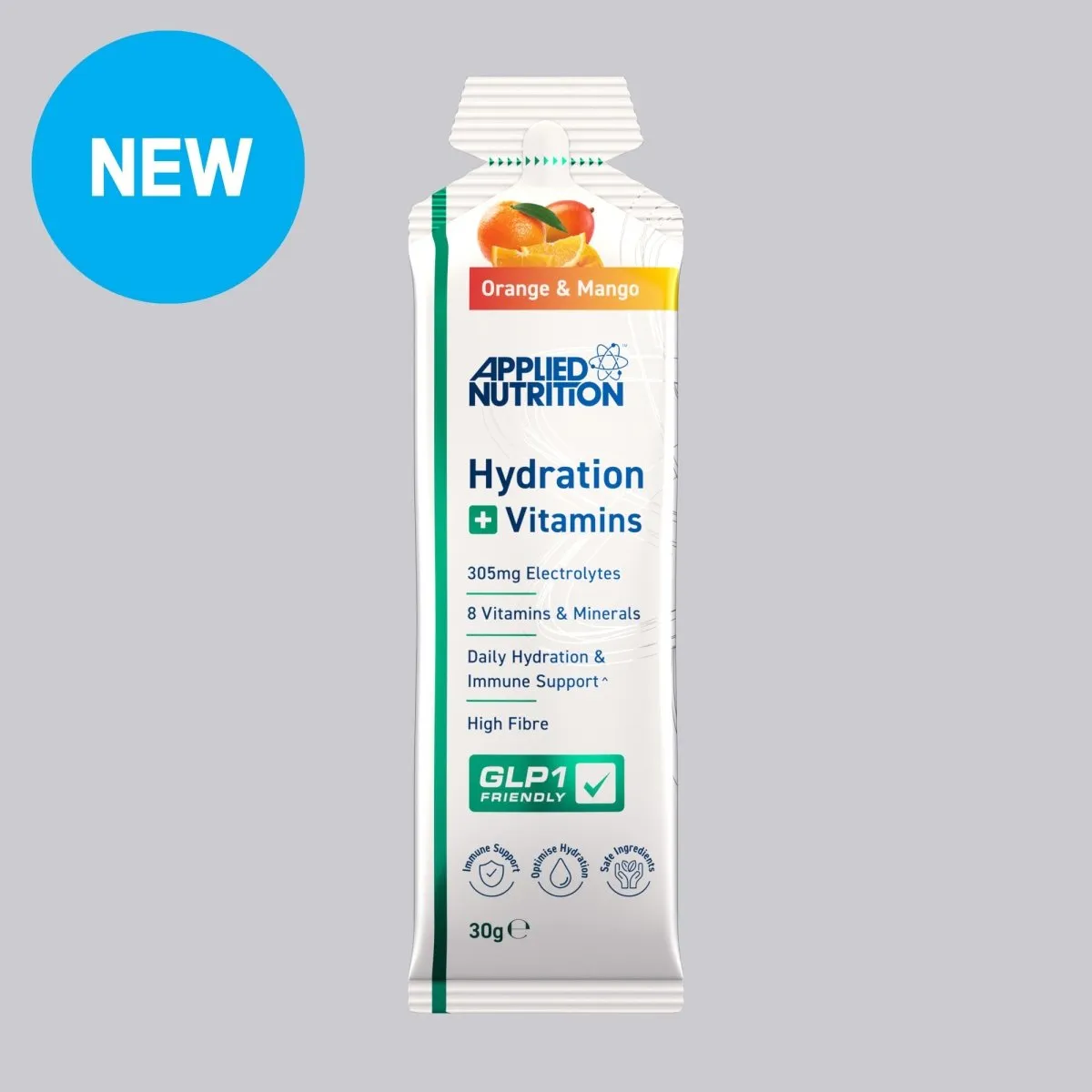 Applied Nutrition Hydration Vitamins Gel Orange Mango 20 Gels