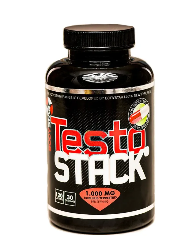 Body Star Testostack 120 Vegane Kapseln Testosteron Booster Tribulus