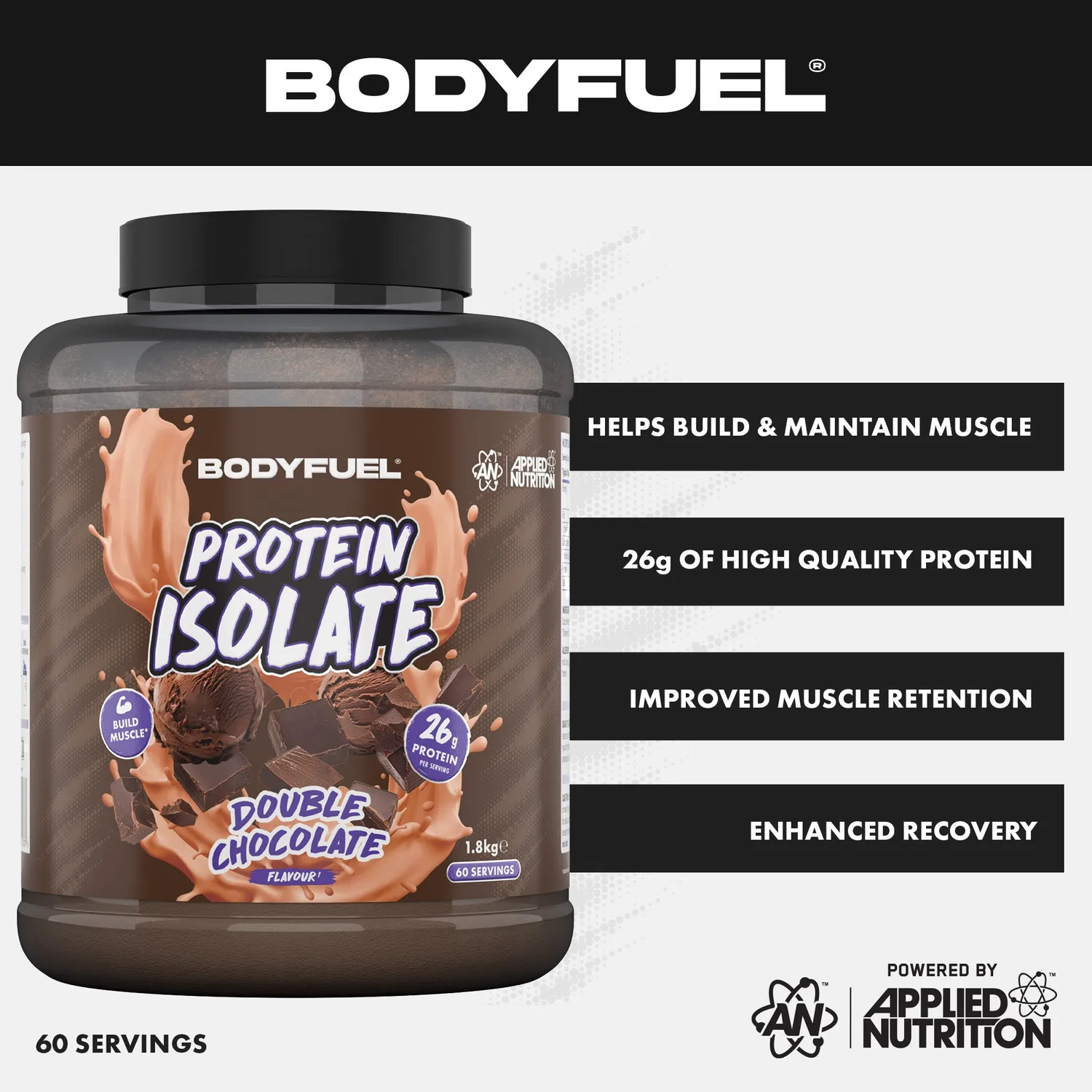 Applied Nutrition BodyFuel Isolat Double Chocolate