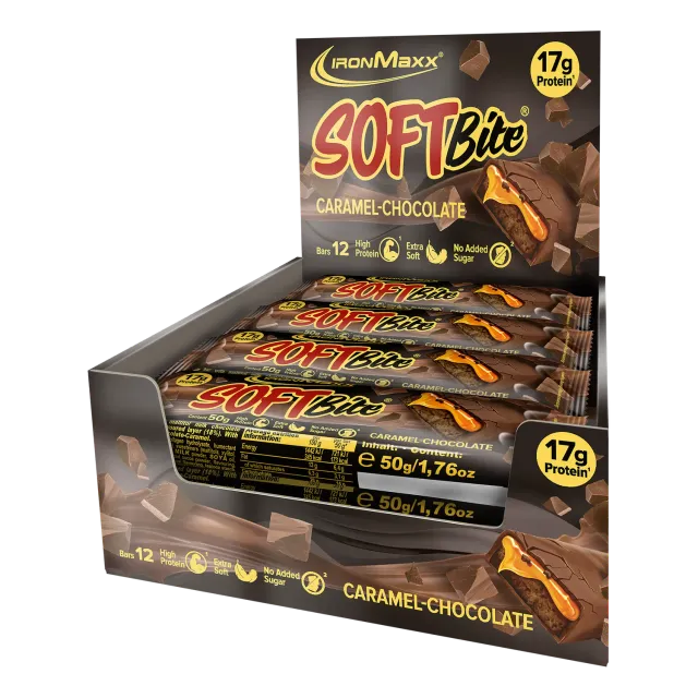 Iron Maxx Softbite Proteinriegel 12x50g Caramel Chocolate soft
