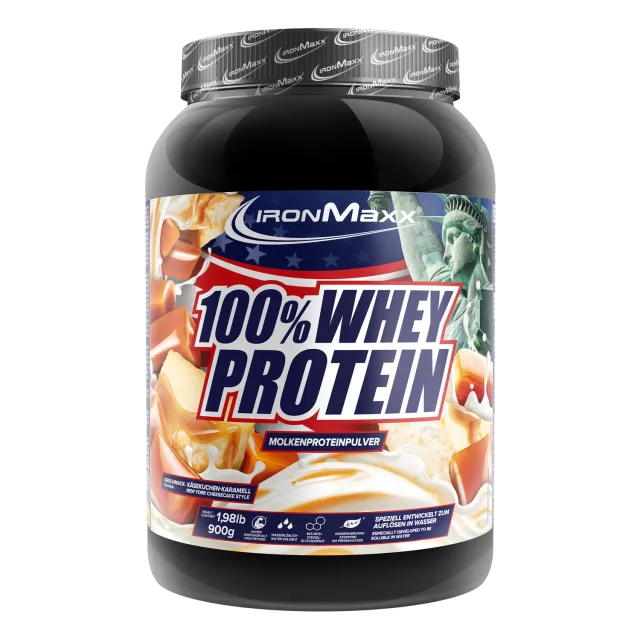 Iron Maxx 100% Whey Protein Cheesecake Pulver 900g zuckerfrei