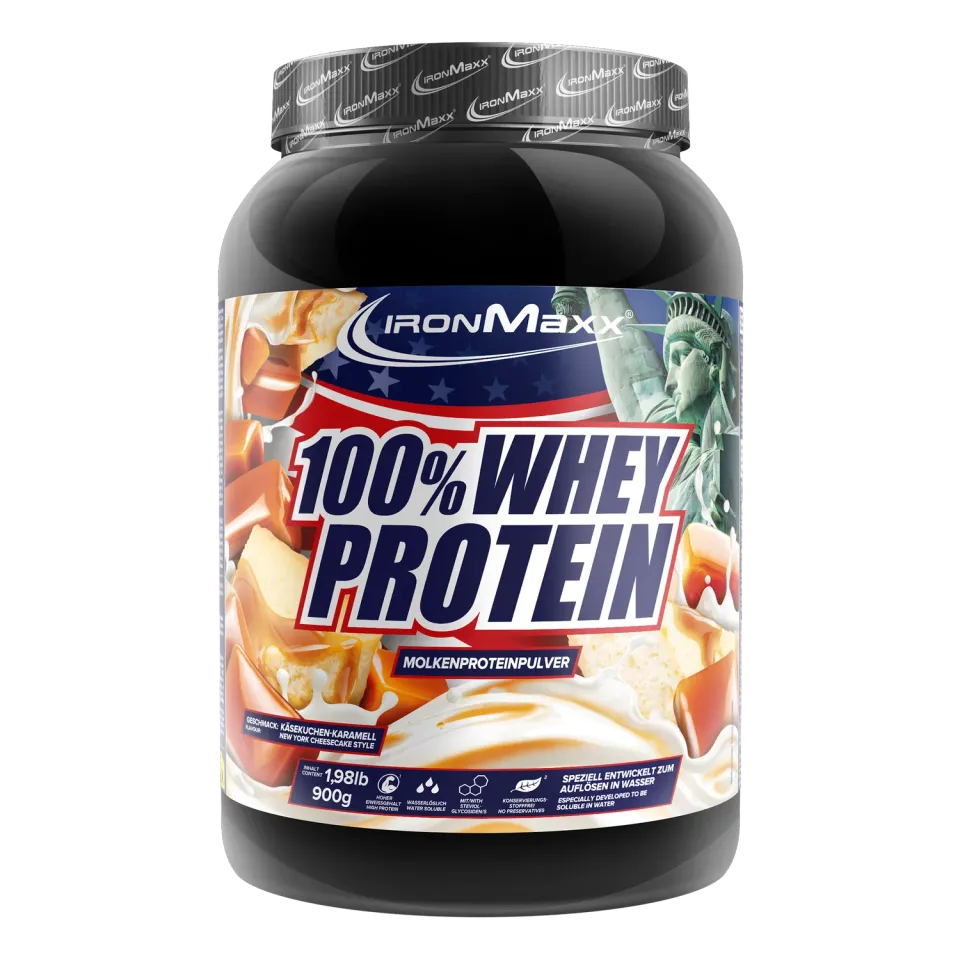 Iron Maxx 100% Whey Protein Cheesecake Pulver 900g zuckerfrei
