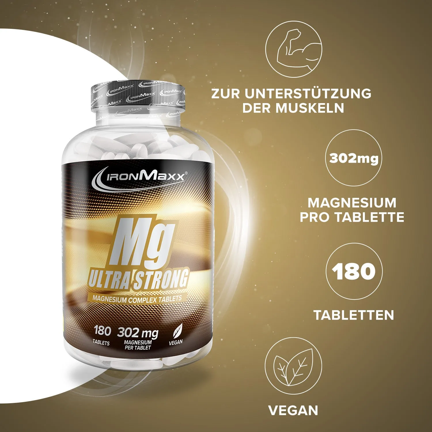 Iron Maxx Ultra Strong Magnesium Tabletten 180 hochdosiert