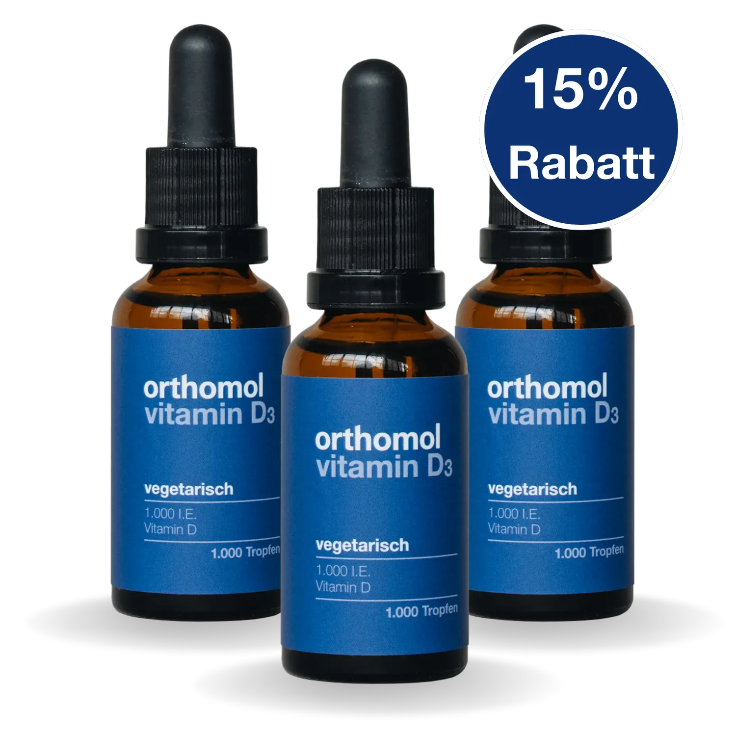 Orthomol Vitamin D3 Vegetarisch Tropfen 1 x 30 ml 1000 IE